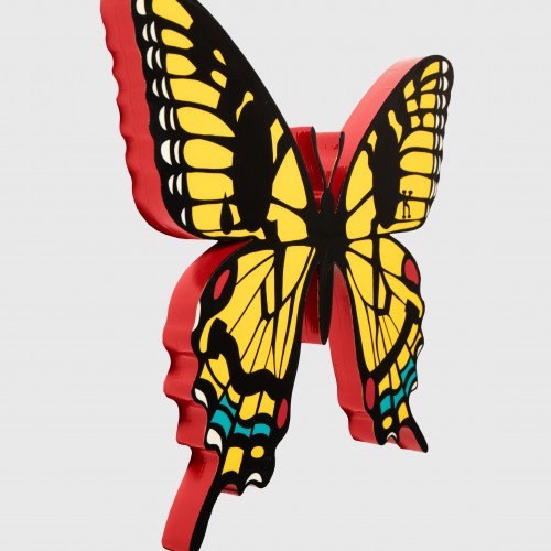 YELLOW METAMORFOSE BUTTERFLY